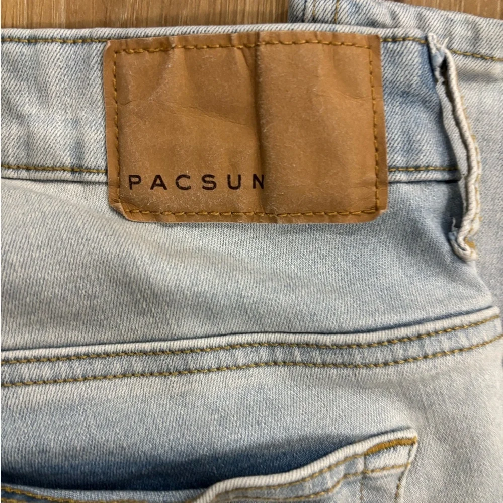 PacSun Light Blue Men's Skinny Jeans - Picture 6 of 6